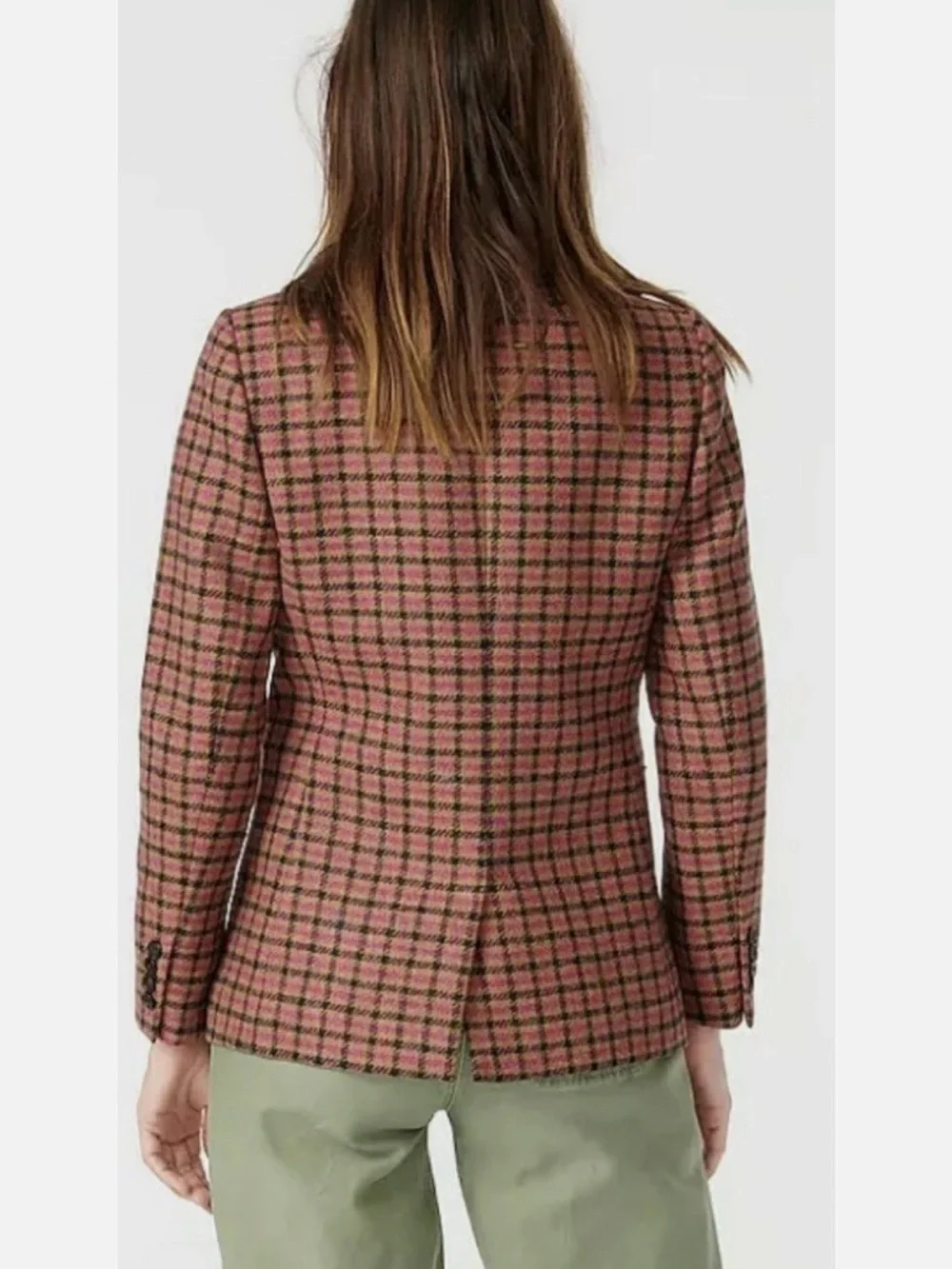 J.Crew Parke Blazer in Moon Wool Plaid Size 8 NWOT - Picture 2 of 7